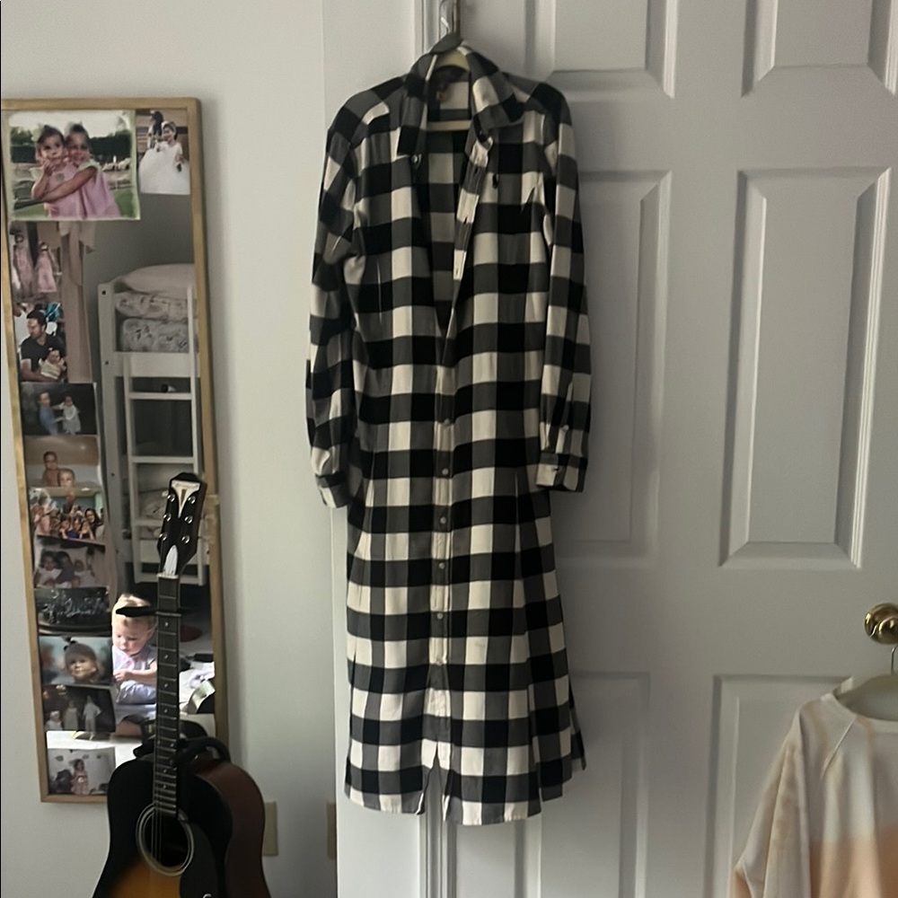 Black and White Checkered Dress
